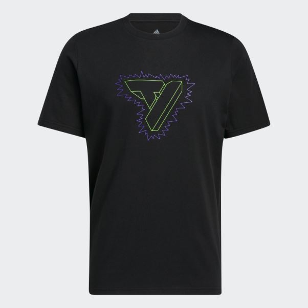 T-shirt Graphique Adidas Trae Noir