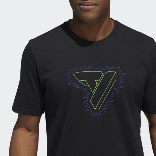 T-shirt Graphique Adidas Trae Noir