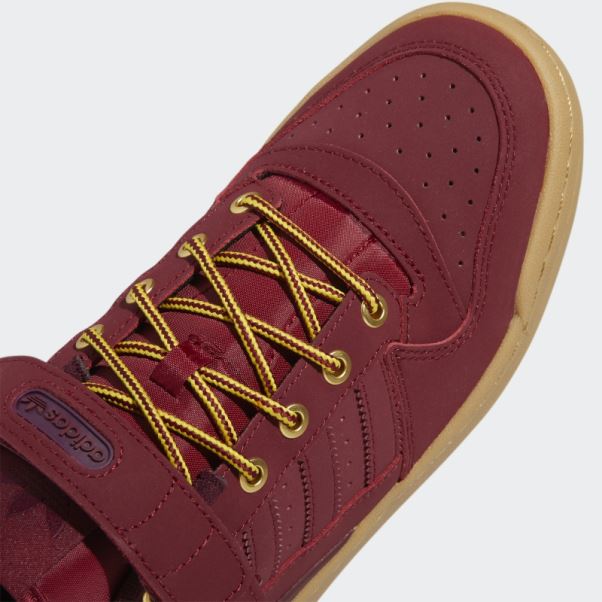 Forum Low Chaussures Bordeaux Adidas