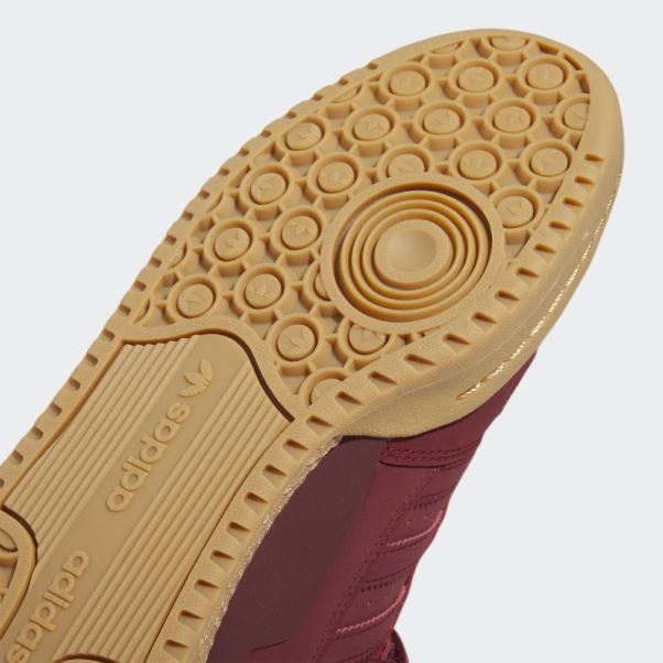 Forum Low Chaussures Bordeaux Adidas