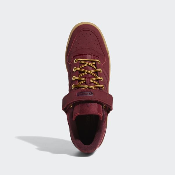 Forum Low Chaussures Bordeaux Adidas