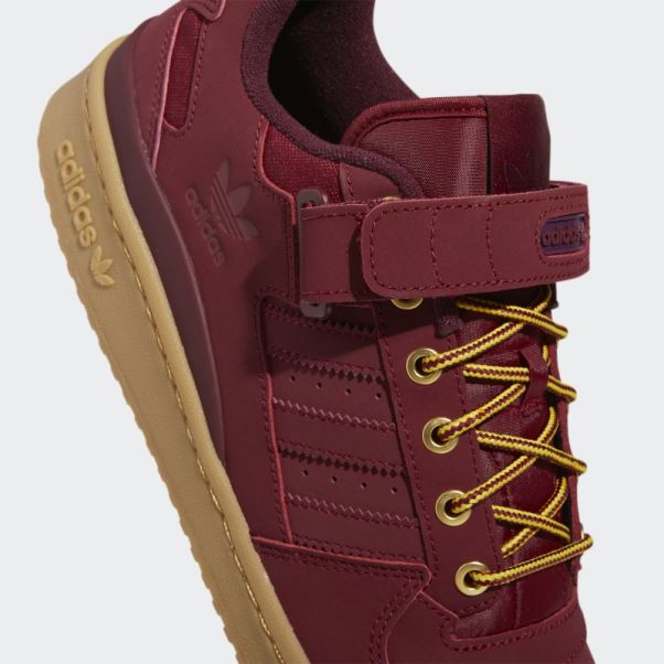 Forum Low Chaussures Bordeaux Adidas