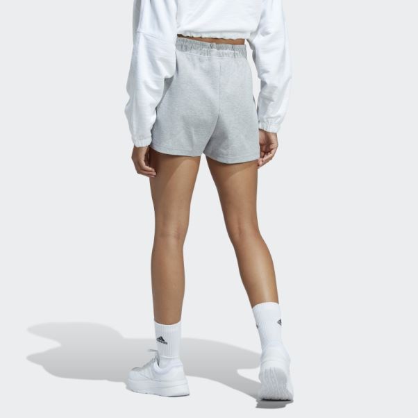 Adidas Short Gris Moyen Future Icons à 3 Bandes