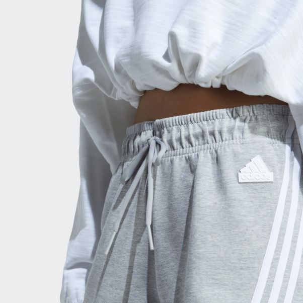 Adidas Short Gris Moyen Future Icons à 3 Bandes