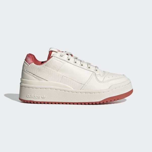 Forum Bold Chaussures Basses Adidas Blanc