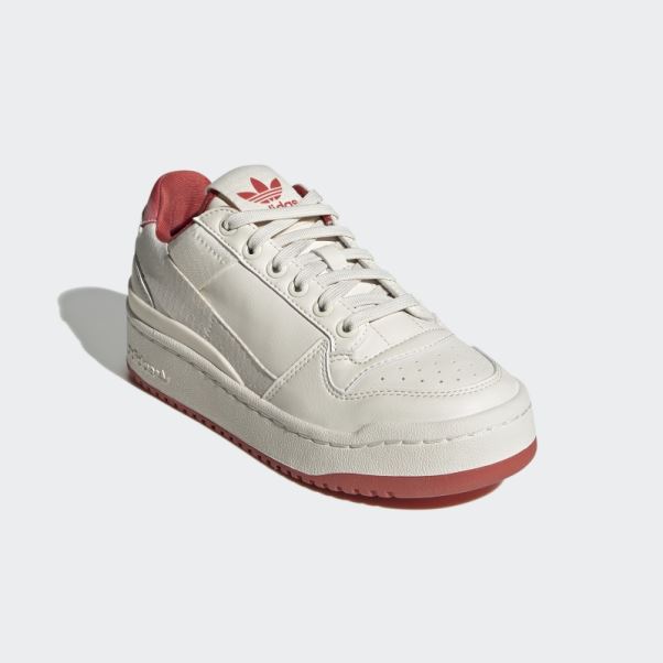 Forum Bold Chaussures Basses Adidas Blanc