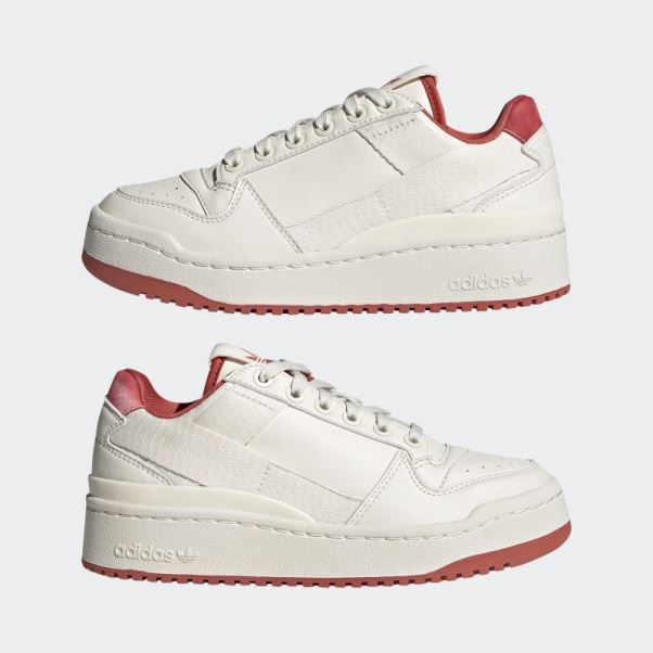 Forum Bold Chaussures Basses Adidas Blanc