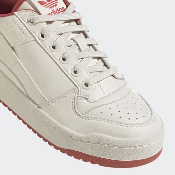 Forum Bold Chaussures Basses Adidas Blanc