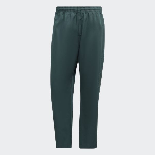 Pantalon Chino Graphique Campus Adidas Vert Minéral