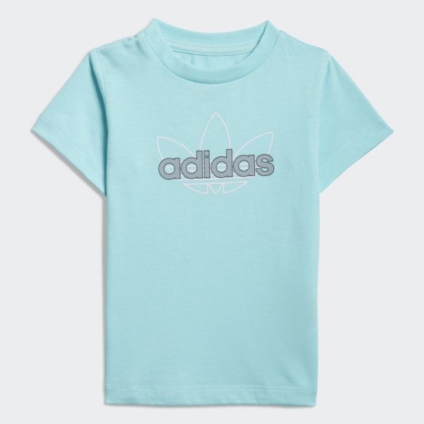 T-shirt Graphique Adidas Sprt Collection Aqua