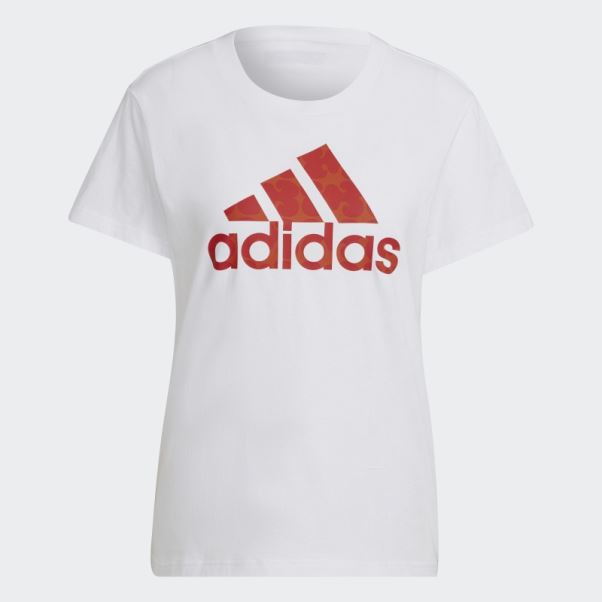 T-shirt Graphique Adidas Marimekko Blanc