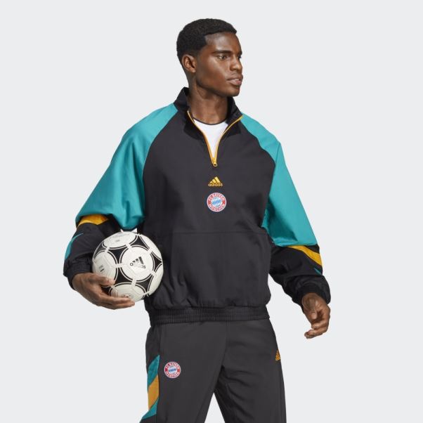 Haut Adidas Fc Bayern Icon Noir