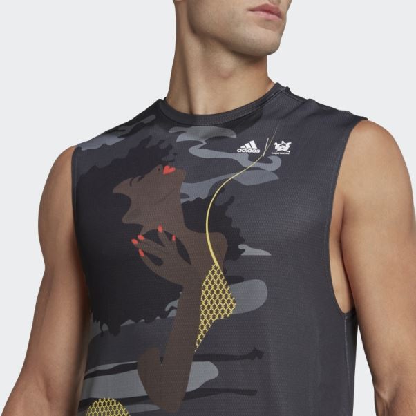 T-shirt Sans Manches Carbone Tennis New York (non Genré) Adidas