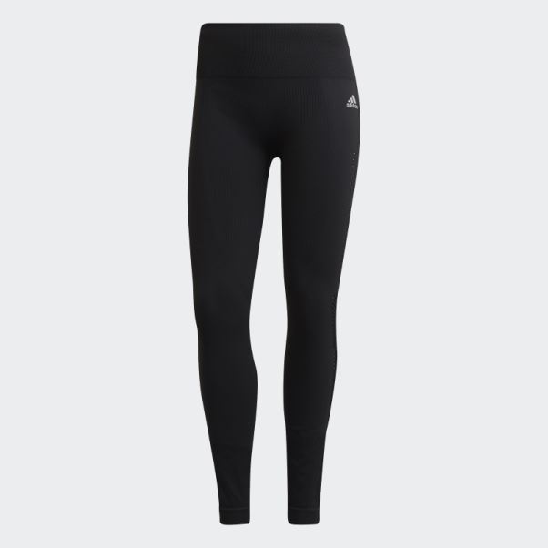 Adidas Aeroknit 7/8 Collant De Course Noir
