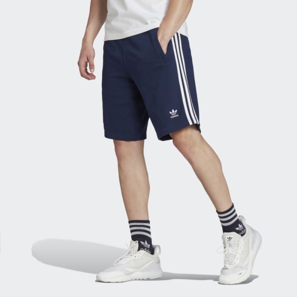 Short De Survêtement à 3 Bandes Adidas Adicolor Classics Indigo Nuit