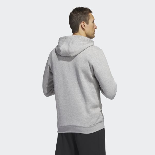 Sweat à Capuche Camouflage Sportswear Adidas Gris Moyen