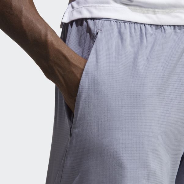 élégant Conçu Pour L'entraînement Hiit Short D'entraînement Violet Argenté Adidas