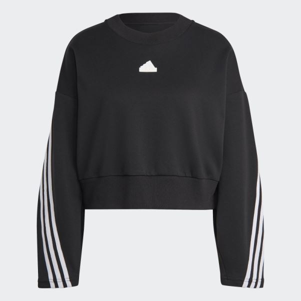 Sweat à 3 Bandes Future Icons Noir Adidas