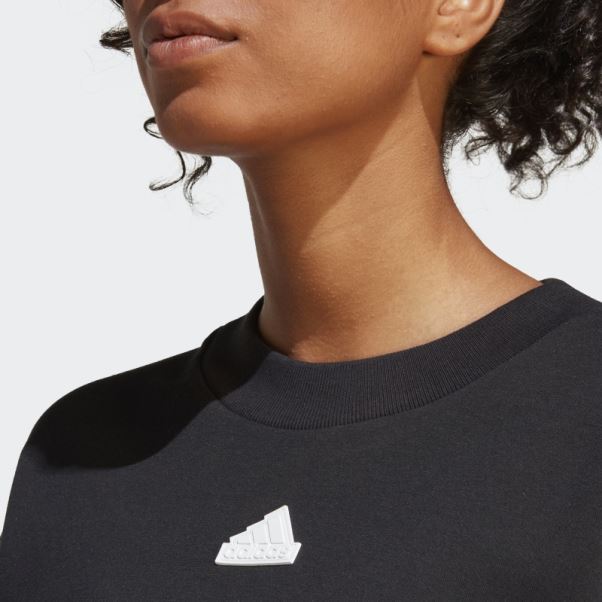 Sweat à 3 Bandes Future Icons Noir Adidas