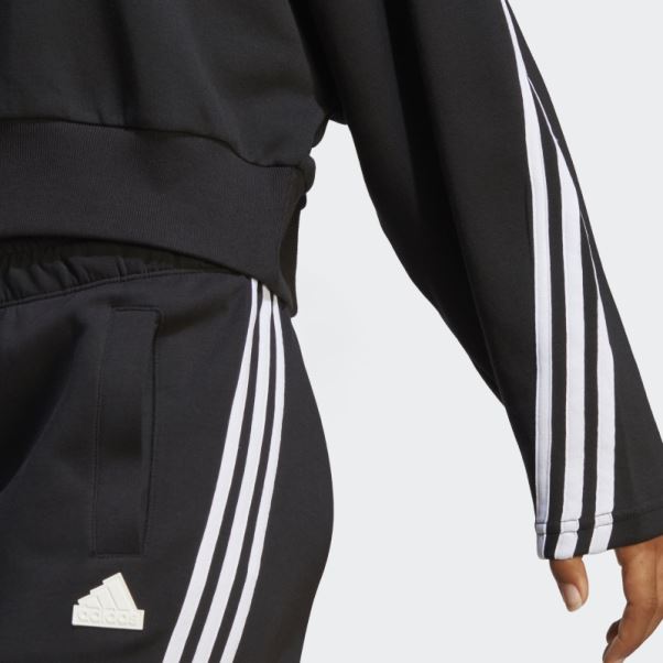 Sweat à 3 Bandes Future Icons Noir Adidas