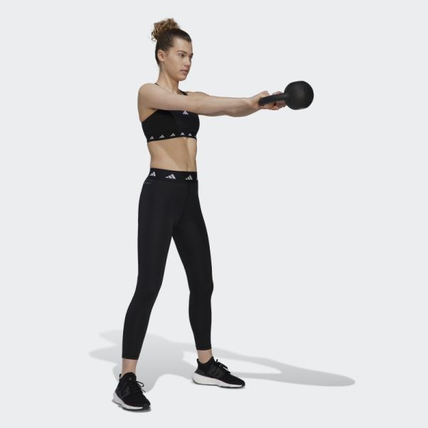 Legging Techfit 7/8 Noir Adidas