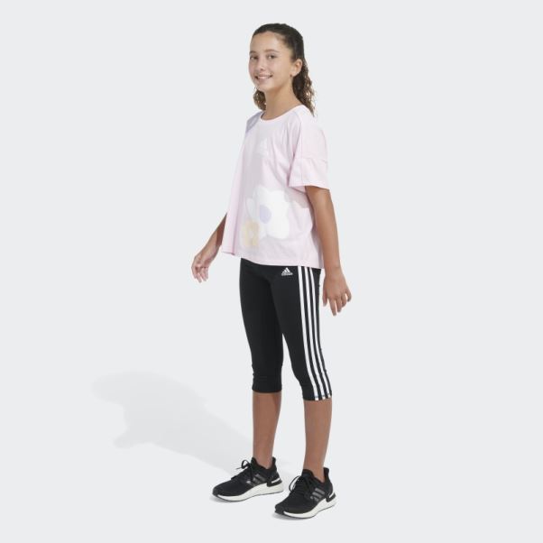 Tee Shirt Adidas Loose Box Rose