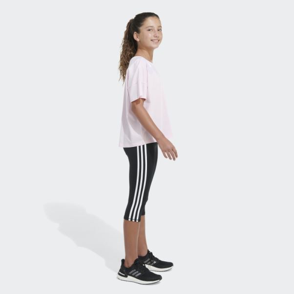 Tee Shirt Adidas Loose Box Rose