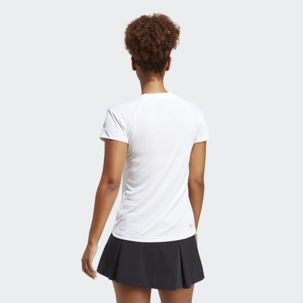 T-shirt Adidas Tennis Freelift Blanc