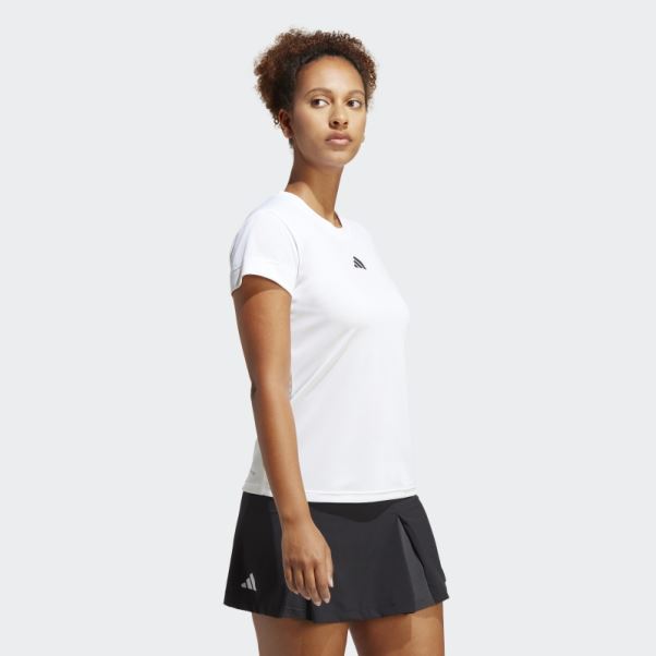 T-shirt Adidas Tennis Freelift Blanc