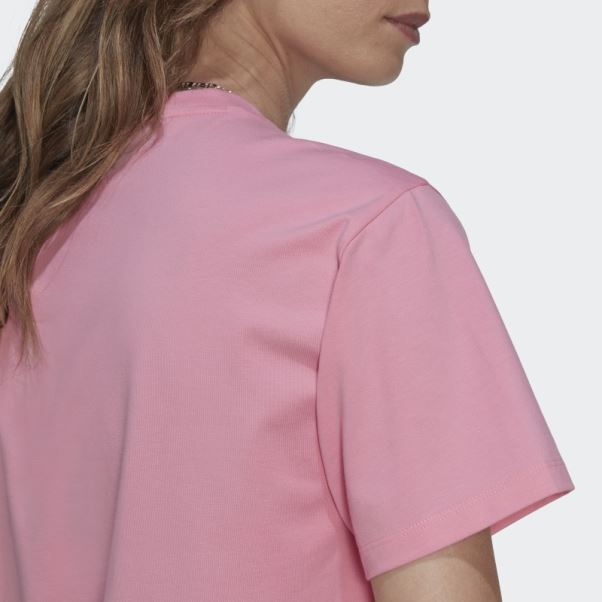 Tee Shirt Trèfle Adicolor Classics Adidas Rose
