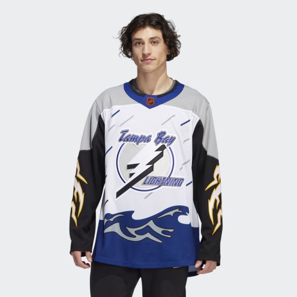 Maillot Adidas Lightning Authentique Reverse Wordmark Blanc
