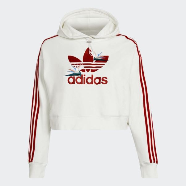 Thebe Magugu Sweat à Capuche (grande Taille) Blanc Adidas