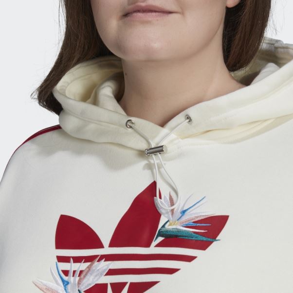 Thebe Magugu Sweat à Capuche (grande Taille) Blanc Adidas