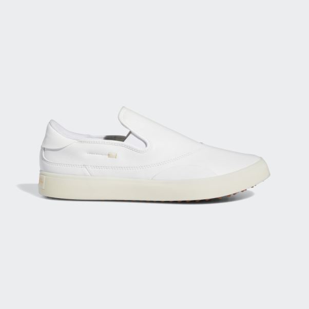 Chaussures De Golf Adidas Matchcourse Sans Crampons Blanches