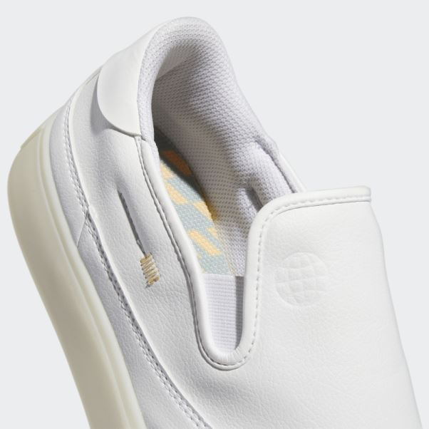 Chaussures De Golf Adidas Matchcourse Sans Crampons Blanches