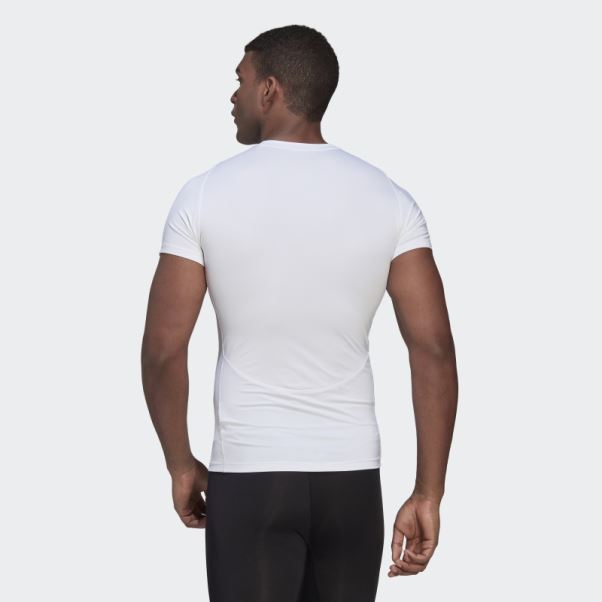 T-shirt D'entrainement Techfit Adidas Blanc