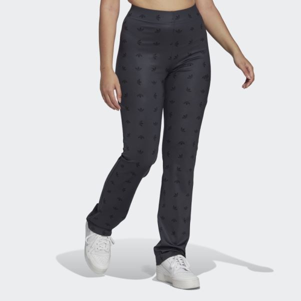 Pantalon Adidas Gris Nuit Extensible Imprimé Sur L'ensemble