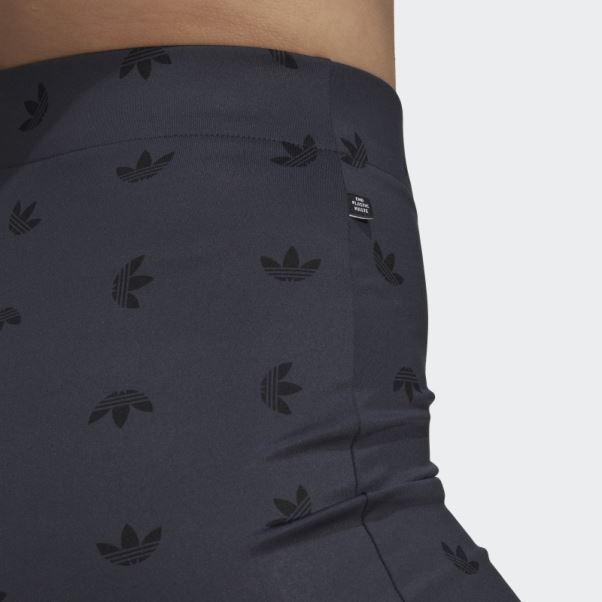 Pantalon Adidas Gris Nuit Extensible Imprimé Sur L'ensemble