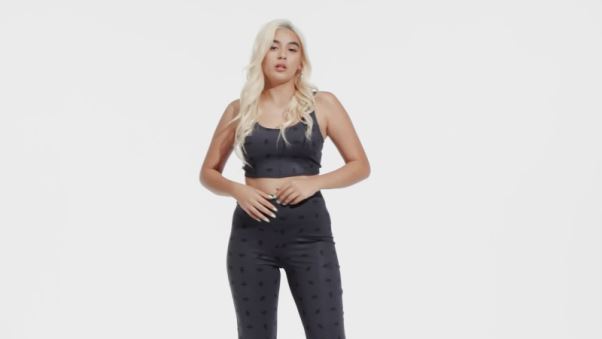 Pantalon Gris Nuit Stretch Imprimé Allover Adidas