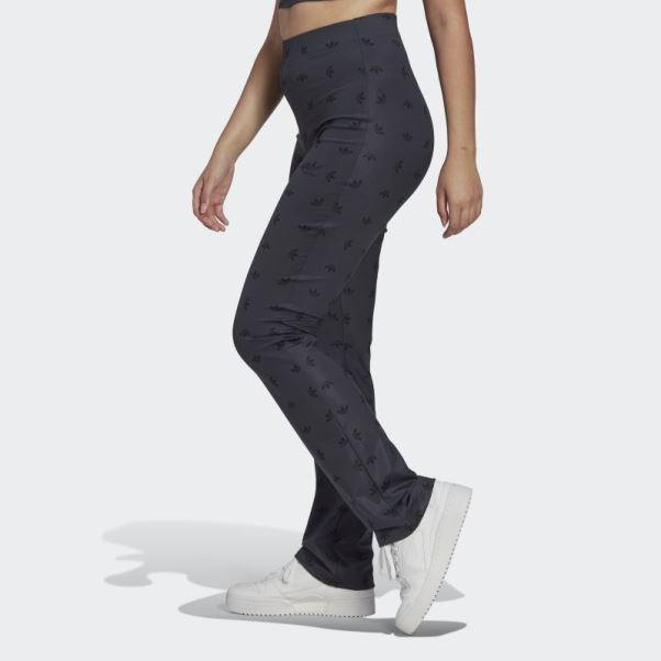 Pantalon Gris Nuit Stretch Imprimé Allover Adidas