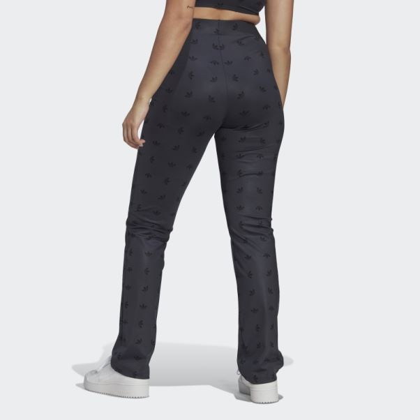 Pantalon Gris Nuit Stretch Imprimé Allover Adidas