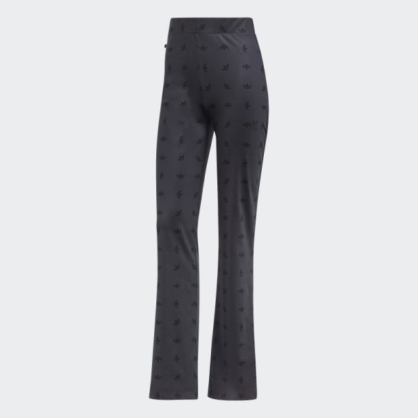 Pantalon Gris Nuit Stretch Imprimé Allover Adidas