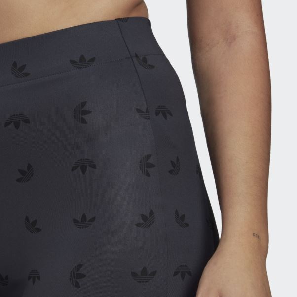 Pantalon Gris Nuit Stretch Imprimé Allover Adidas