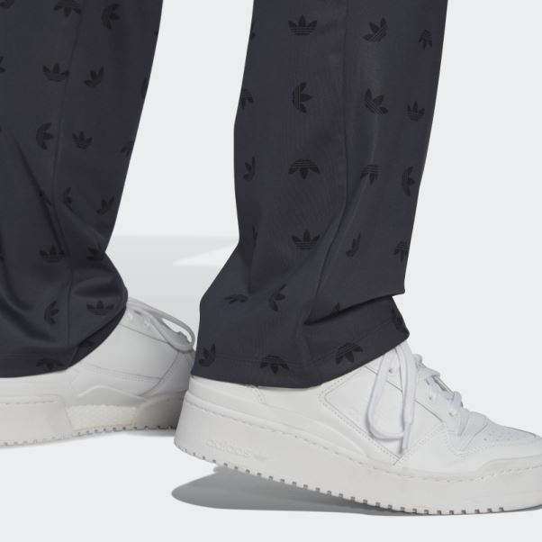 Pantalon Gris Nuit Stretch Imprimé Allover Adidas