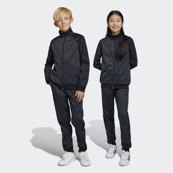 Pantalon De Survêtement à Monogramme Adidas Carbon