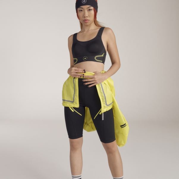 Adidas By Stella Mccartney Truepace Hot Soutien-gorge De Sport à Maintien élevé Noir
