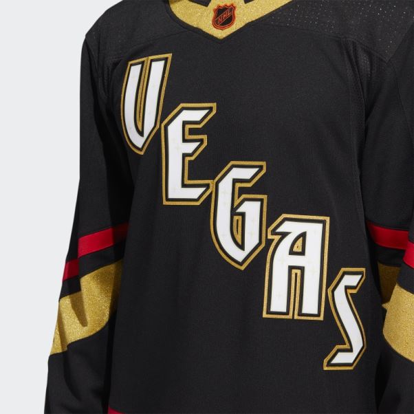 Adidas Golden Knights Authentique Reverse Retro Wordmark Maillot Noir