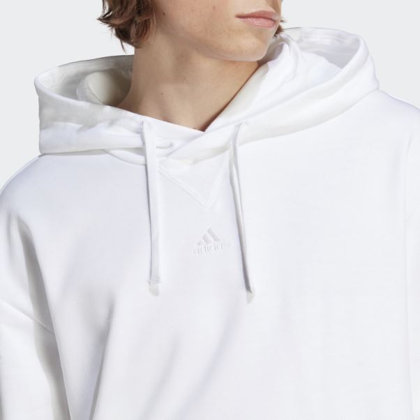 Adidas All Szn French Terry Sweat à Capuche Blanc