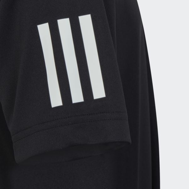 T-shirt Club Tennis 3 Bandes Noir Adidas