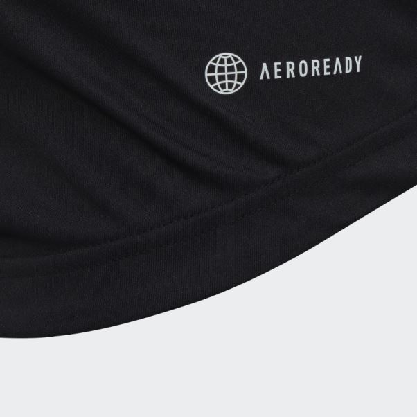 T-shirt Club Tennis 3 Bandes Noir Adidas
